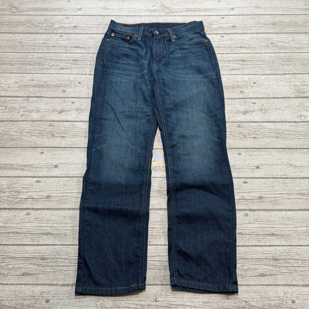Levi's 541 Jeans Mens 30x30 Blue Dark Wash Denim Athletic Tapered Relaxed Cotton